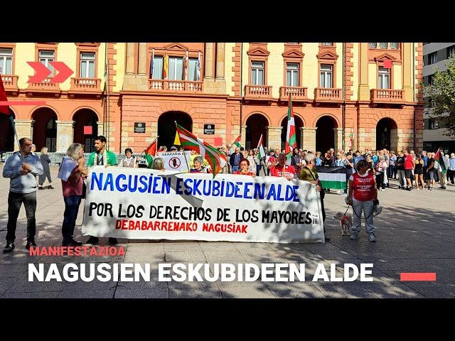 MANIFESTAZIOA | NAGUSIEN ESKUBIDEEN ALDE bideoaren irudi txikia