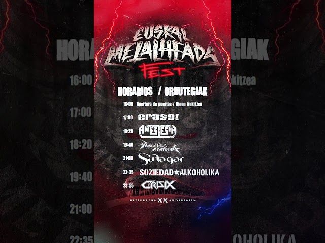 2025.10.18 BILBO - Euskal Metalheads Fest XX #metal #euskal #herria #rock #heavymetal #euskara bideoaren irudi txikia