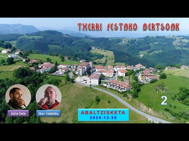 Txerri festako bertsoak (2) (Abaltzisketa, 2024-12-28) (40'38'') bideoaren irudi txikia