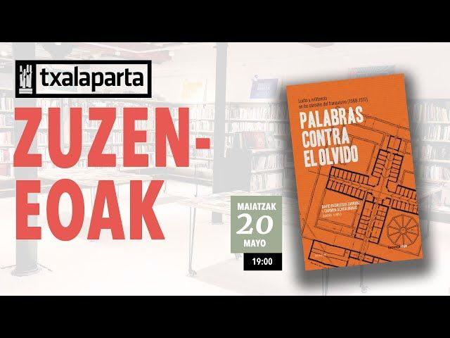 'Palabras contra el olvido' liburuaren aurkezpena bideoaren irudi txikia