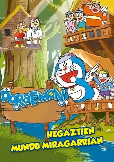 Doraemon hegaztien mundu miragarrian