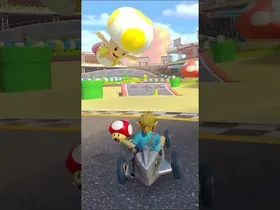 LINK LASTERKETAN | MARIOKART 8 DELUXE | #4 | BYKUGGAN KIDS | SHORT #7 #mario #nintendo #gaming edukiaren irudi txikia