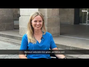 Kasia Poplonikowska: 'Asko baloratzen dut identitatea duen jendea; euskaldunok baduzuela uste dut' bideoaren irudi txikia
