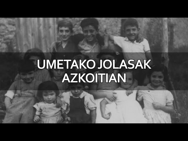 Umetako jolasak Azkoitian bideoaren irudi txikia