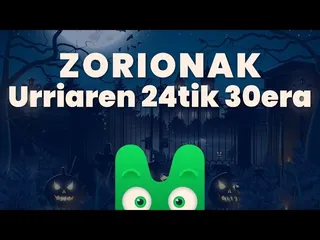 ZORIONAK ZURI - URRIAREN 24TIK 30ERA - MAKUSI KLUBA edukiaren irudi txikia