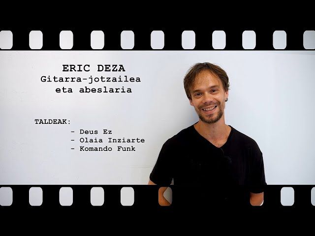 MusikaZuzenean TB - HITZ BITAN: Eric Deza (Deus Ez, Komando Funk, Olaia Inziarte...) bideoaren irudi txikia