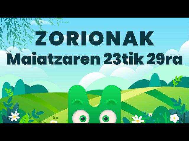 ZORIONAK ZURI - MAIATZAREN 23TIK 29RA - MAKUSI KLUBA bideoaren irudi txikia