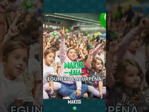 💚 Hona hemen larunbatean, MAKUSI JAIAN, bizitakoaren laburpen txiki bat 😜 #MAKUSI #MAKUSIJaia bideoaren irudi txikia