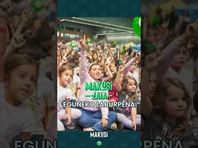 💚 Hona hemen larunbatean, MAKUSI JAIAN, bizitakoaren laburpen txiki bat 😜 #MAKUSI #MAKUSIJaia edukiaren irudi txikia