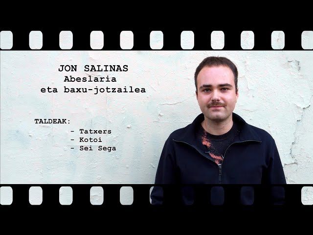 MusikaZuzenean TB - HITZ BITAN: Jon Salinas (Tatxers, Kotoi, Sei Sega) bideoaren irudi txikia