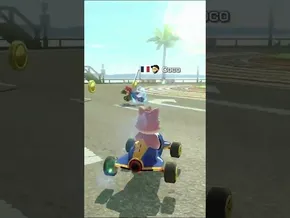 PEACH PROBATZEN | MARIOKART 8 DELUXE | #9 | BYKUGGAN KIDS | SHORT #4 #mario #nintendo #gaming bideoaren irudi txikia