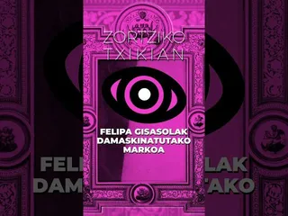 Felipa Gisasolak damaskinatutako markoa #zortzikotxikian edukiaren irudi txikia