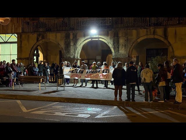 Barikuan gertatutako eraso matxistea salatu dabe arteaztarrek bideoaren irudi txikia