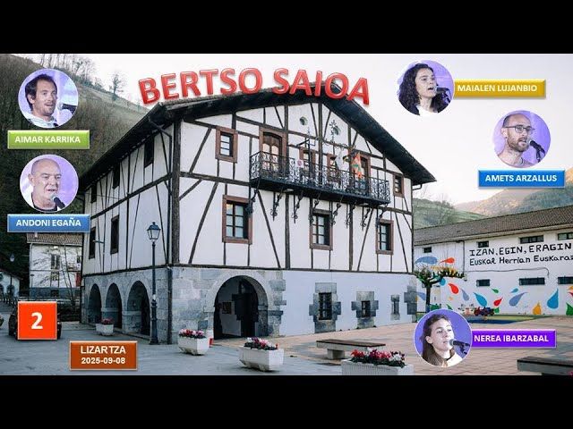 Bertso saioa (2) (Lizartza, 2025-09-08) (43'36'') bideoaren irudi txikia
