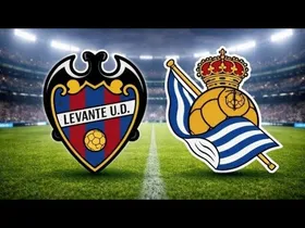 ⚽🔵⚪: REALA JAITSIERA POSTUETAN SARTZEAR, LEVANTE EZER HANDIRIK EGIN GABE BATUZ, EGOERA KEZKAGARRIA edukiaren irudi txikia