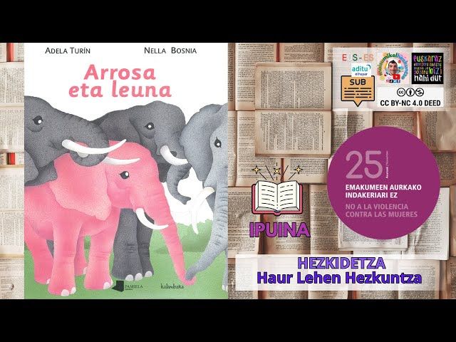 🌸 ARROSA ETA LEUNA 🟣• Berdintasunari eta askatasunari buruzko ipuina | Haur eta Lehen Hezkuntza bideoaren irudi txikia