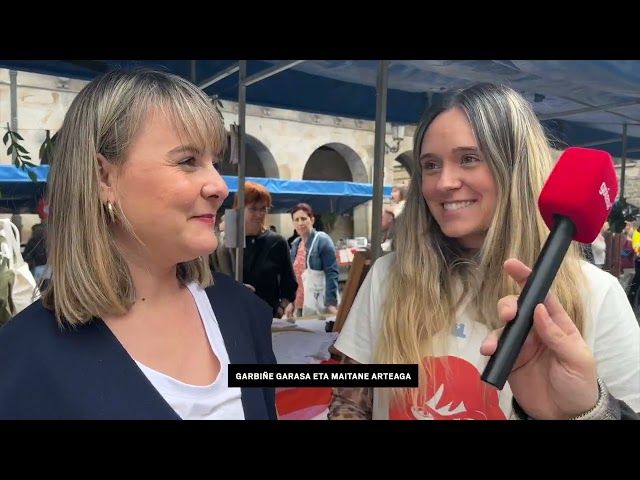 Eguraldi goibela baina primerako giroa Erramu-zapatuko ferian bideoaren irudi txikia
