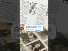 📰 Aiaraldea Hemen hamabostekariko erreportaje baten atzean dagoen guztia ezagutu nahi? bideoaren irudi txikia