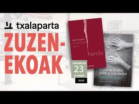 'Decir la herida', coloquio con Uxue Razquin e Isabel Logroño. edukiaren irudi txikia