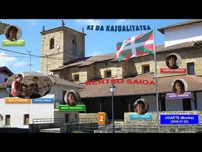 'Ez da kasualitatea' bertso saioa (2) (Muxika, 2026-07-23) (38'50'') bideoaren irudi txikia