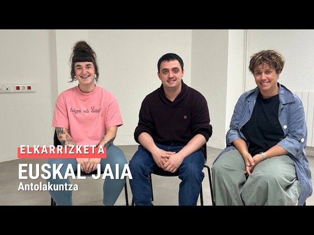 🎙️ MIREN HAZAS, JULEN BARTOLOME ETA ARESATZ USOBIAGA - Euskal Jaia Antolakuntza bideoaren irudi txikia