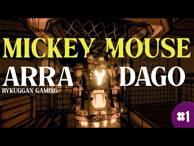 MICKEY MOUSE ARRARO DAGO | BENDY AND THE INK MACHINE  | #1 | BYKUGGAN GAMING bideoaren irudi txikia