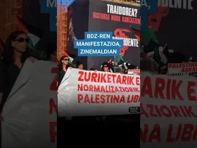 Palestina | BDZren manifestazioa, Zinemaldian edukiaren irudi txikia