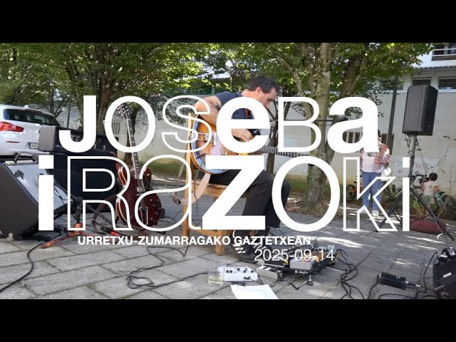 JOSEBA IRAZOKI Gitarra Lekeitioak Urretxu-Zumarragako Gaztetxean bideoaren irudi txikia