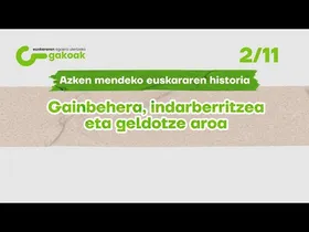 GAKOAK 02 | Azken mendeko euskararen historia edukiaren irudi txikia