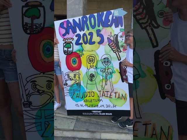 Eskolania ArteOn izango da sanrokeetako pregoilaria bideoaren irudi txikia