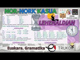 NOR-NORK kasua ⏪ LEHENALDIAN 🟢🔵 | Truko errazak | Euskara Gramatika | LH-BH edukiaren irudi txikia
