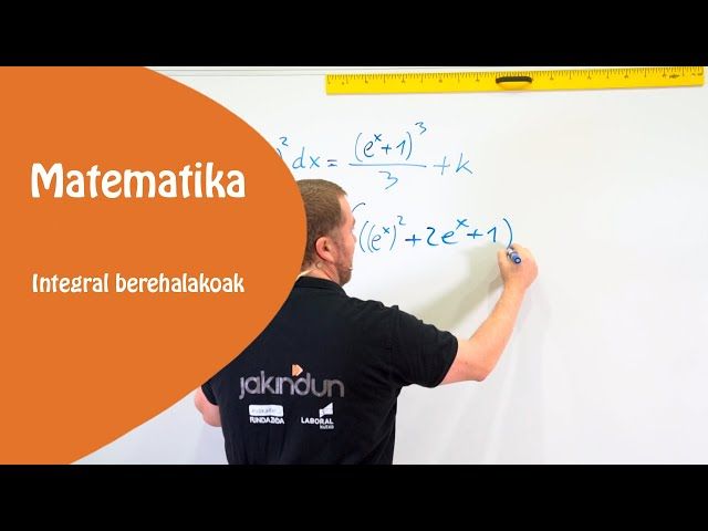 Integralak  Nola identifikatu zer formula erabili behar dugun bideoaren irudi txikia