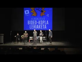 Aiaraldeko bideo-kopla lehiaketaren sari banaketa, osorik ikusgai edukiaren irudi txikia