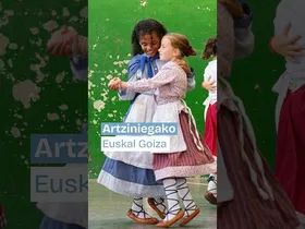 Euskal goiza ospatu dute estreinakoz Artziniegako jaietan edukiaren irudi txikia