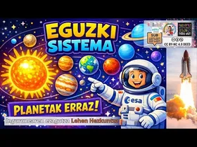 🌍🚀 Eguzki Sistema AZALDUTA UMEENTZAT  Planetak erraz eta argi  Lehen Hezkuntza edukiaren irudi txikia