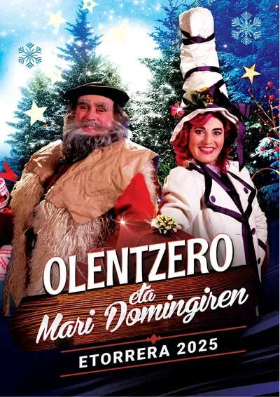 Olentzero eta Mari Domingiren etorrera 2025