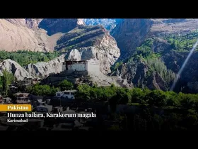 Hunza bailara, Karakorum magala | Karimabad | Pakistan edukiaren irudi txikia