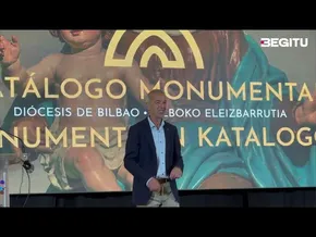 Arratiako ondare erlijiosoaren katalogorik zehatzenaren aurkezpena egin eben Zeanurin bideoaren irudi txikia