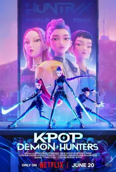 K-Pop deabru ehiztariak edukiaren posterra