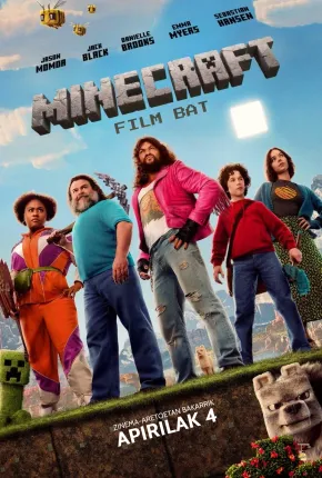 Minecraft film bat edukiaren posterra