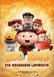 Boo Kwai eta museoaren lapurreta edukiaren posterra