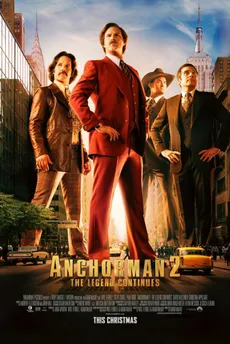 Anchorman 2 edukiaren posterra