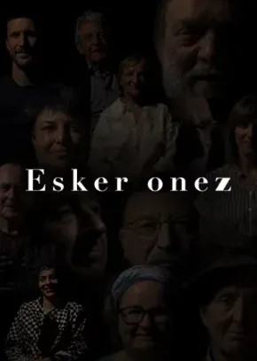 Esker onez edukiaren posterra