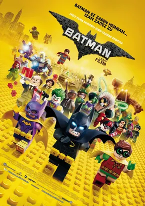 Batman Lego Filma edukiaren posterra