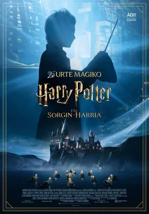 Harry Potter 1: Sorgin-Harria edukiaren posterra