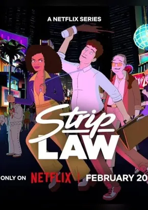 Strip Law (Las Vegaseko legea) edukiaren posterra