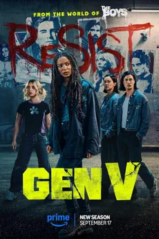 Gen V (denboraldi berria) edukiaren posterra