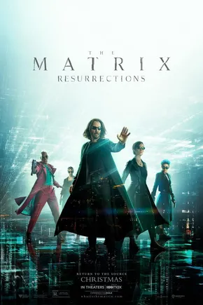 Matrix Resurrections edukiaren posterra