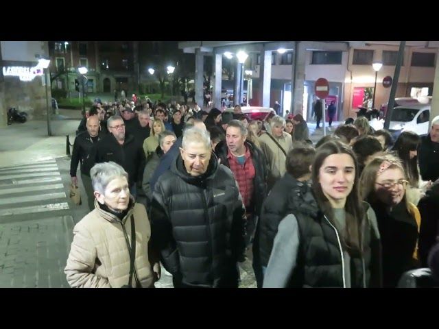 Xabier Zabalo presoak jasandako gradu erregresioa salatzeko manifestazioa bideoaren irudi txikia
