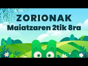 ZORIONAK ZURI - MAIATZAREN 2TIK 8RA - MAKUSI KLUBA bideoaren irudi txikia